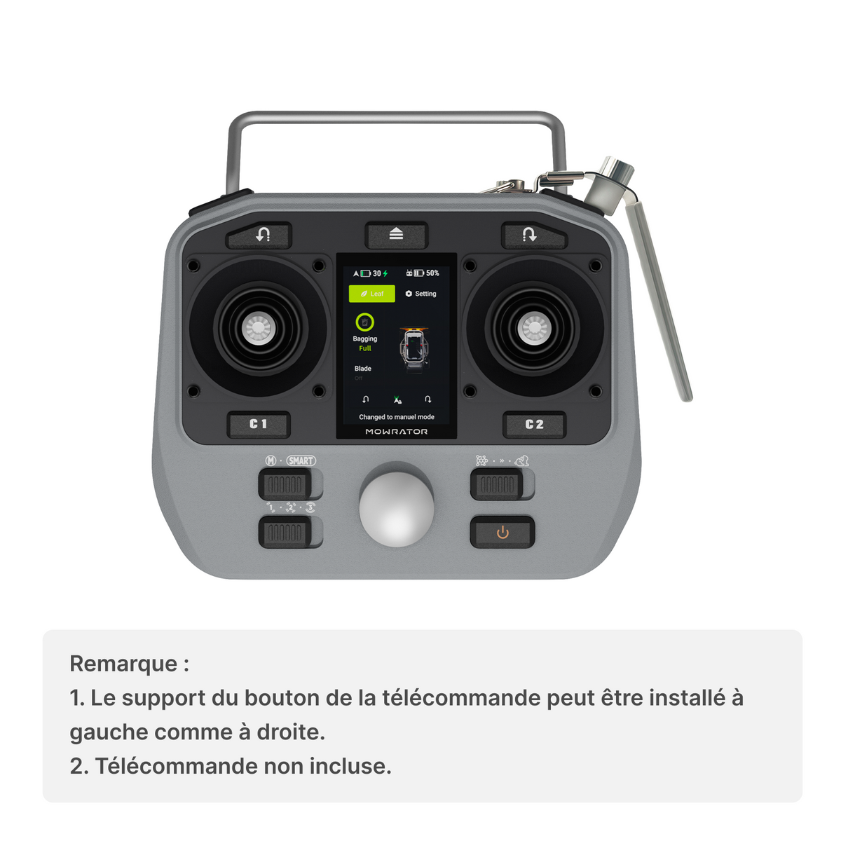 mowrator support ergonomique pour bouton de télécommande