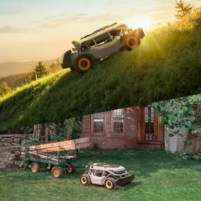 Mowrator S1 4WD 18 Ah – Pack tonte & remorquage | Puissance et gain de temps