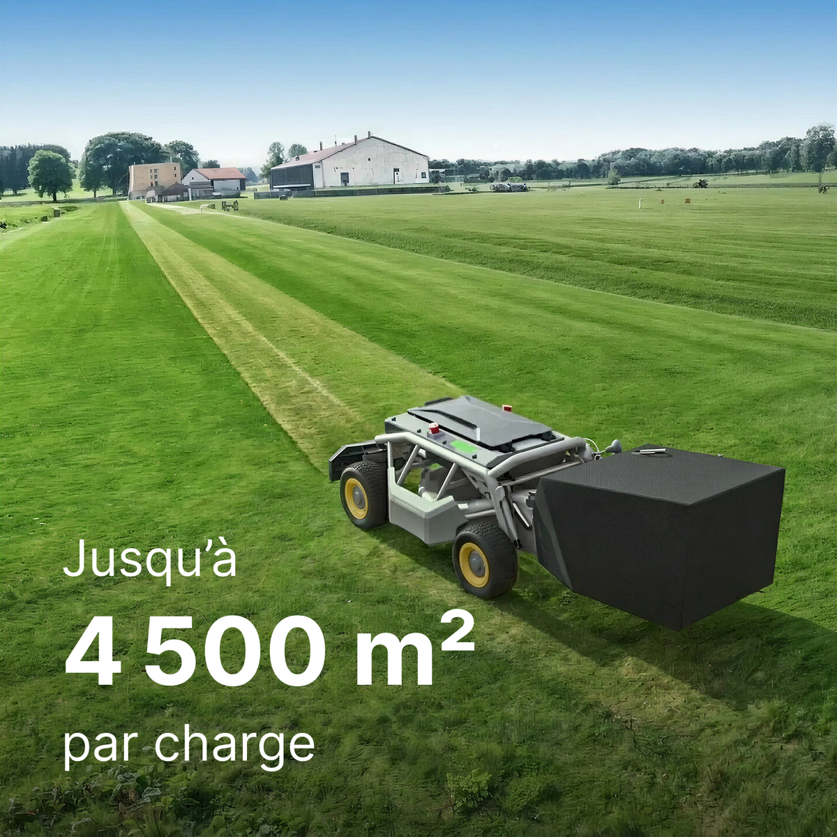batterie lifepo₄ 56 v 18 ah | jusqu’à 4 500 m² par charge