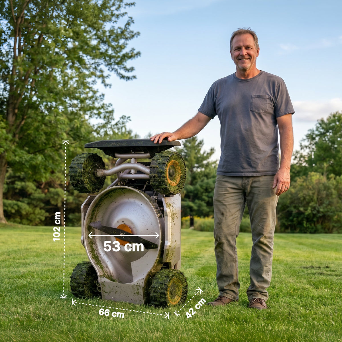 pack s1 4wd 18 ah toutes saisons – pentes jusqu’à 119 % (50°), pneus haute adhérence